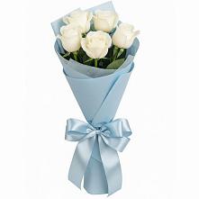 Букет 5 Белых роз Проуд #REPLACE_PRED# Канаш