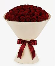 Букет 101 Бордовая роза Блэк Бакарра в Канаш