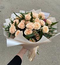 Букет Кремовые розы Латте в Канаш