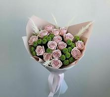 Букет цветов из:  Розы и Хризантемы в Канаш