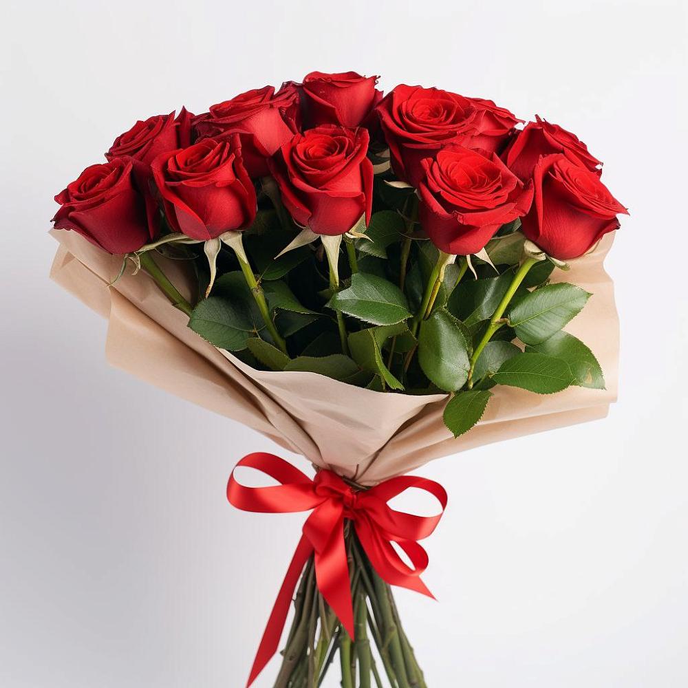 Букет 11 Красных роз Эдлесс Лав в Канаш