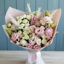 Букет цветов из:  Альстромерии и Розы в Канаш